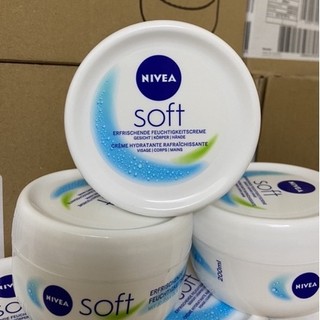 [Hàng nội địa Đức] Kem dưỡng da Nivea soft hộp 200ml