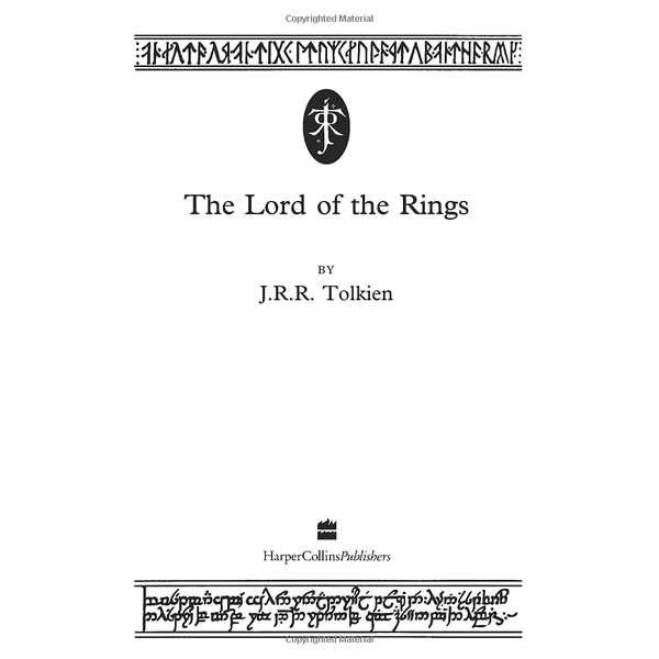 Sách Ngoại văn: The Lord of the Rings