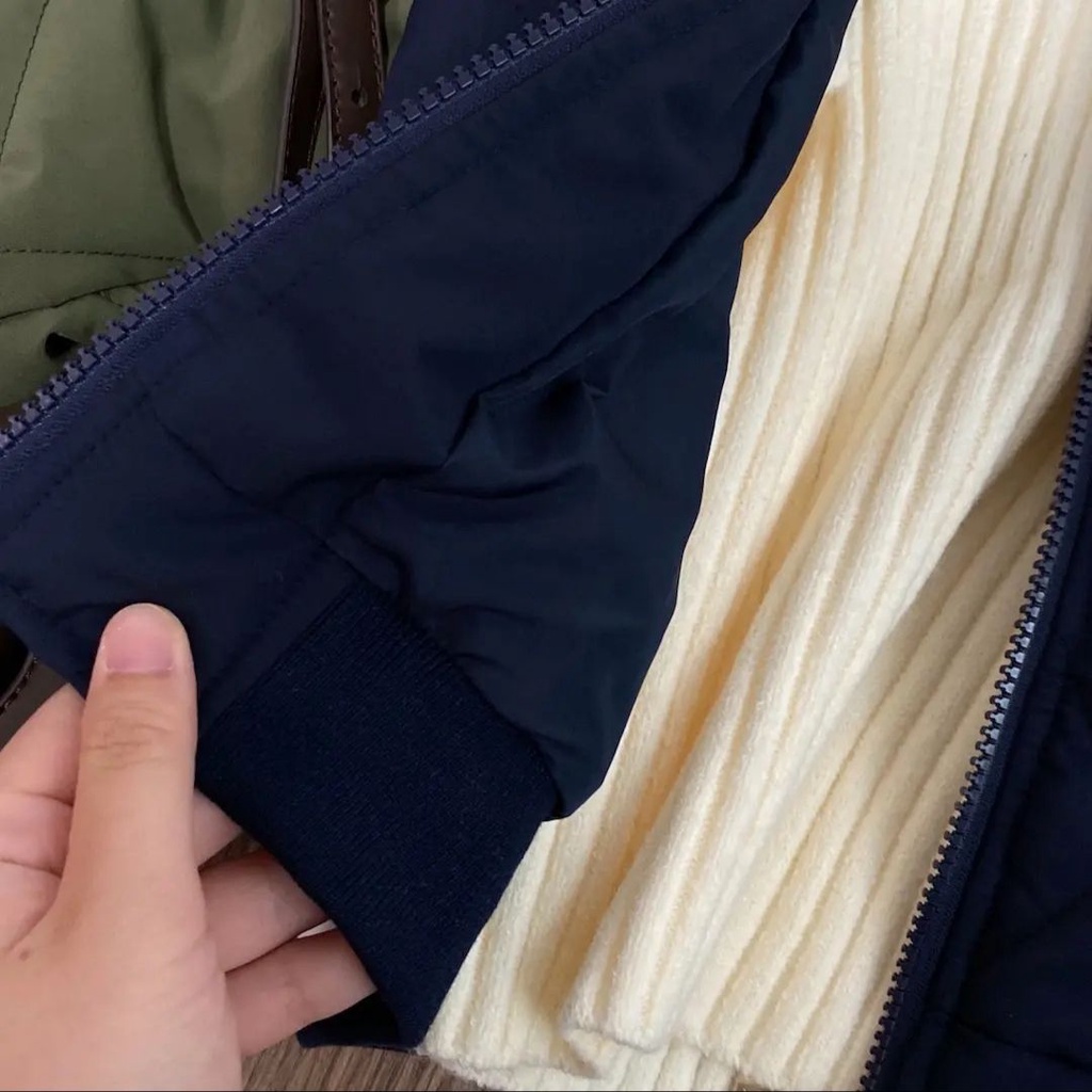 Áo Khoác Bóng Chày Cotton Phối Màu Tương Phản Thời Trang Thu Đông Mới 2022