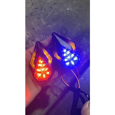 Cặp xi nhan mũi tên L23 gắn xe máy