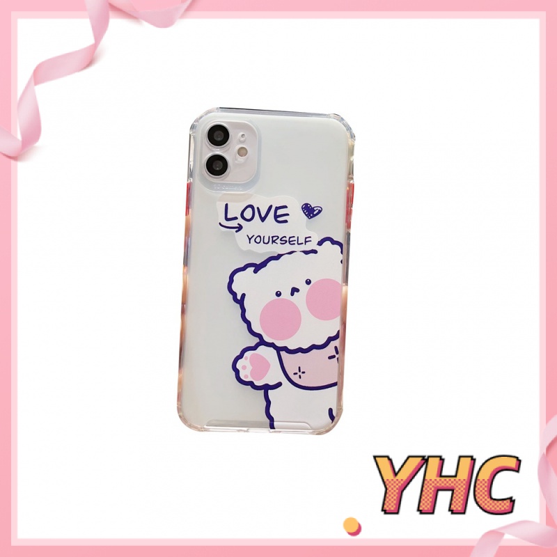 Ốp Điện Thoại Hình Gấu Dễ Thương Cho Iphone6 6splus 7 7plus 8 8plus XR x xs 12 11 pro max plus 12mini-811