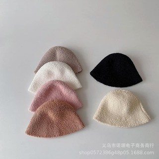 Mũ Bucket lông cừu cho bé