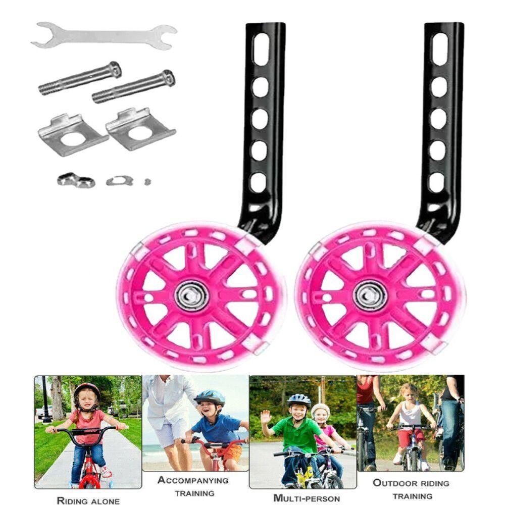 JUNE Bánh Xe Tập Giữ Thăng Bằng Có Đèn LED 12-20 &quot;