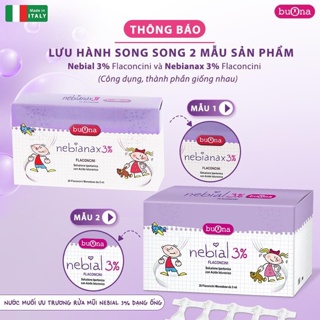 Buona nebial nebianax 3% flaconcini, dung dịch nhỏ mũi giảm sổ mũi - ảnh sản phẩm 2