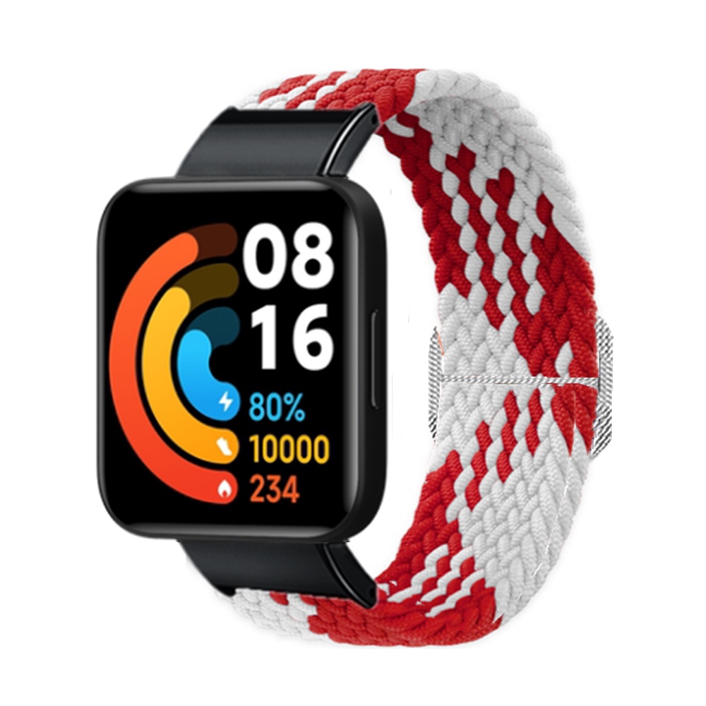 Dây Đeo Đồng Hồ Dạng Bện Bằng Nylon Co Giãn Cho Xiaomi Mi Watch lite Xiaomi Redmi Watch 2 1