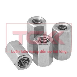 Đai ốc nối mạ kẽm M4-M12