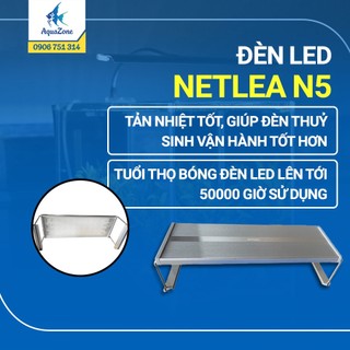 Đèn thuỷ sinh wrgb netlea n5 siêu sáng - đèn wrgb công nghệ đèn led hiện đại, điều khiển qua app tiện lợi
