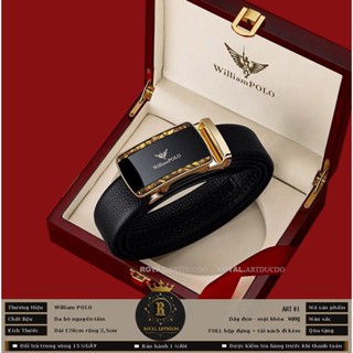 Thắt lưng nam cao cấp WilliamPOLO , dây nịt nam cao cấp ROYAL.ARTDUCDO - ART01