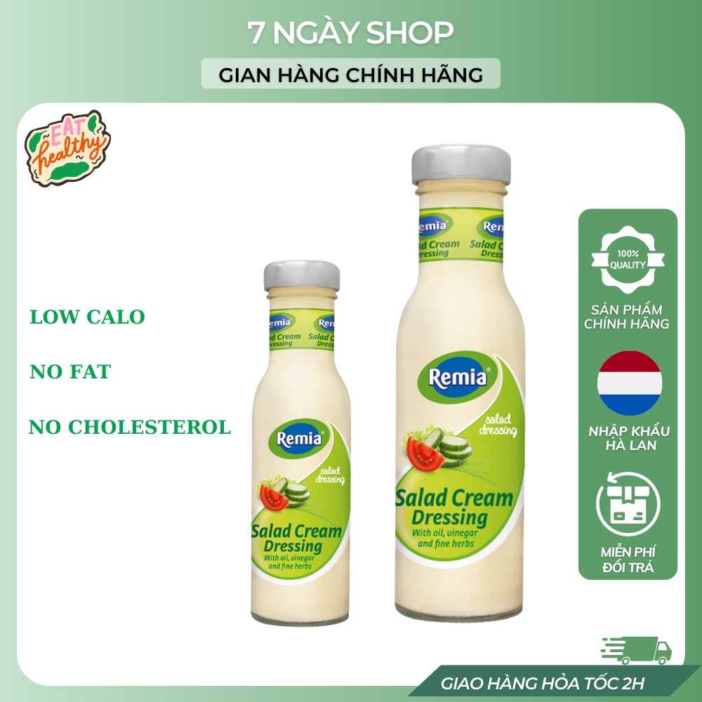 Sốt Salad Eat Clean Remia Thousand Island Dressing 7NgayShop 250ml Nhập Khẩu Hà Lan Date 2024, Sốt Salad Tỗng Hợp