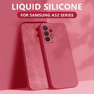 Ốp Điện Thoại Silicone Dẻo Dáng Vuông Chống Sốc Thời Trang Cho Samsung Galaxy A52 A52S A53 A33 A73 4G 5G