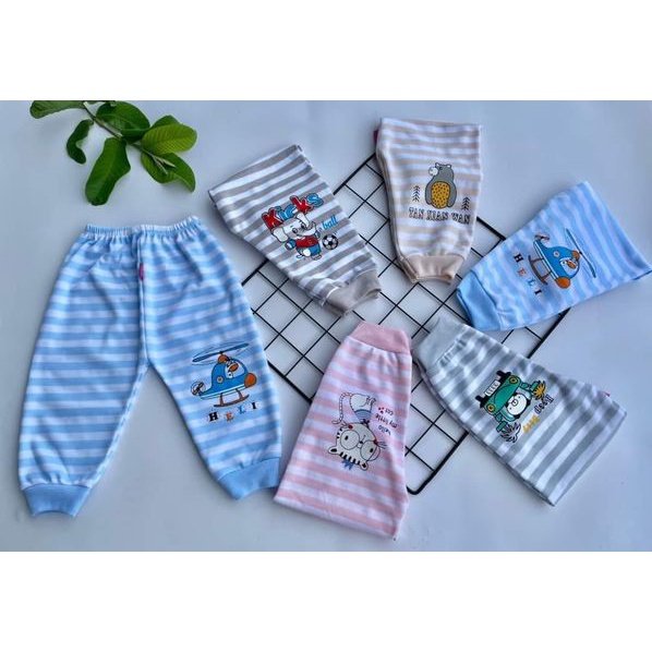 Quần dài chục cotton nỉ cho bé trai bé gái