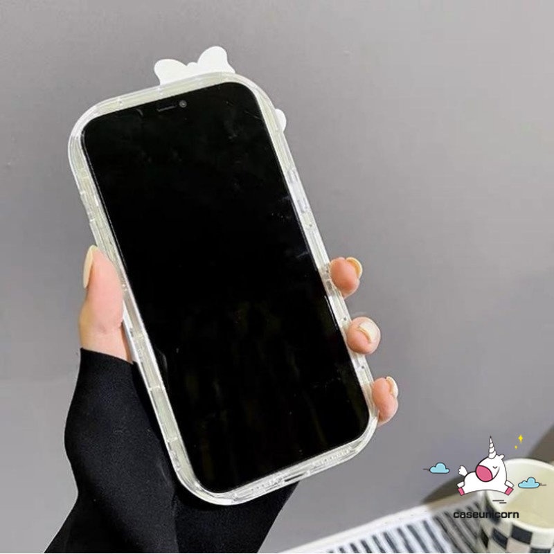 Ốp Điện Thoại Mềm Hình Chú Vịt 3D Cho iPhone 11 14 12 13 Pro MAX 6 6s 7 8 14 Plus XR X XS MAX SE 2020