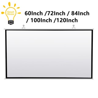 Màn Hình Máy Chiếu Màu Trắng HD Có Thể Gập Lại Tiện Dụng