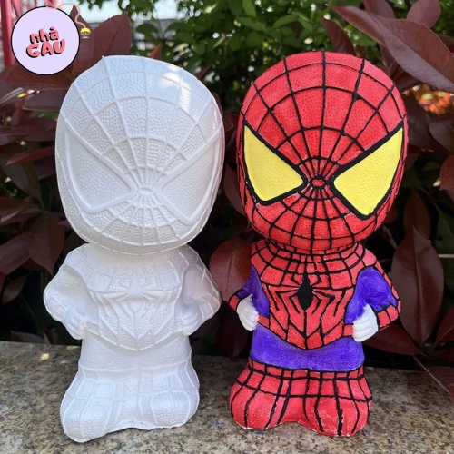 Tô tượng thạch cao người nhện size lớn 20cm