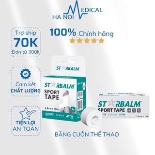 Băng cuốn thể thao - băng vải thể thao starbalm sports tape bảo vệ và hỗ trợ khớp
