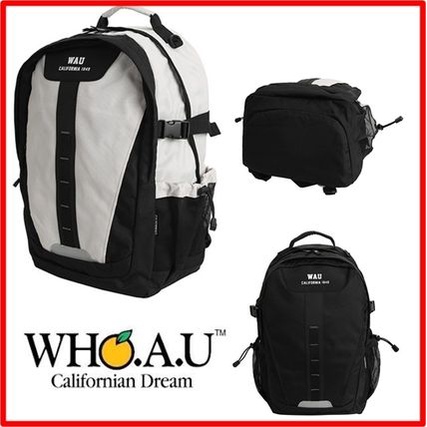 Unisex street style logo backpacks/ Ba lô