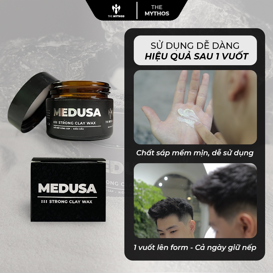 Sáp vuốt tóc Medusa cho nam 60gram