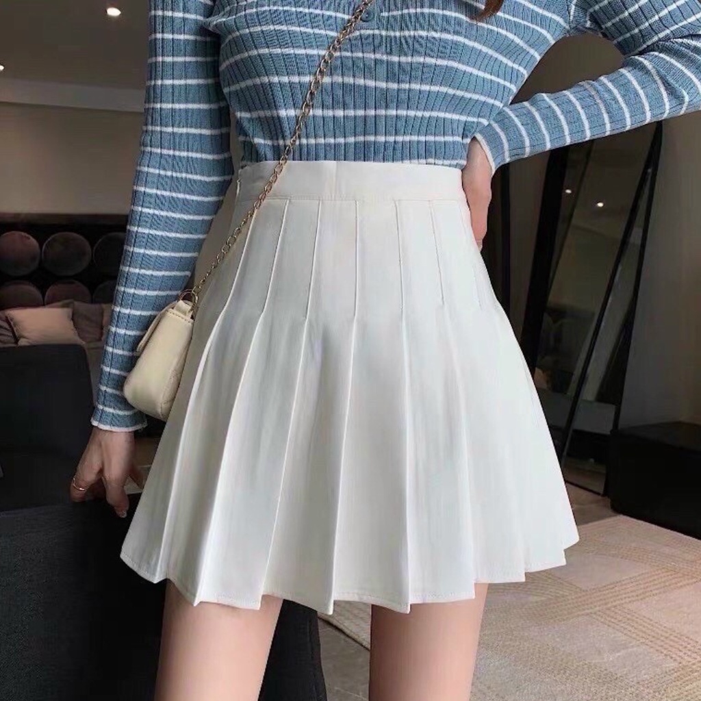 Chân váy xòe tennis QC loại 1, chân váy xếp ly, chất liệu vải dày loại 1 đừng nhầm lẫn với hàng rẻ