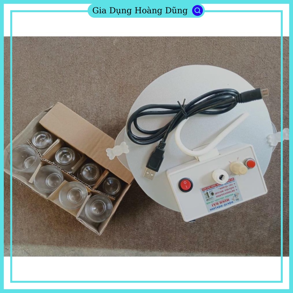 Bình Rót Rượu Cảm Ứng Tự Động Thông Minh TẶNG 6 Ly Thủy Tinh