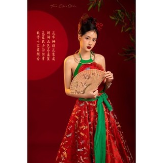 set yếm chụp hình tết