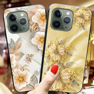 Ốp lưng Iphone 11 Pro/ ip 11 Pro max in hình hoa , ốp nữ sang trọng