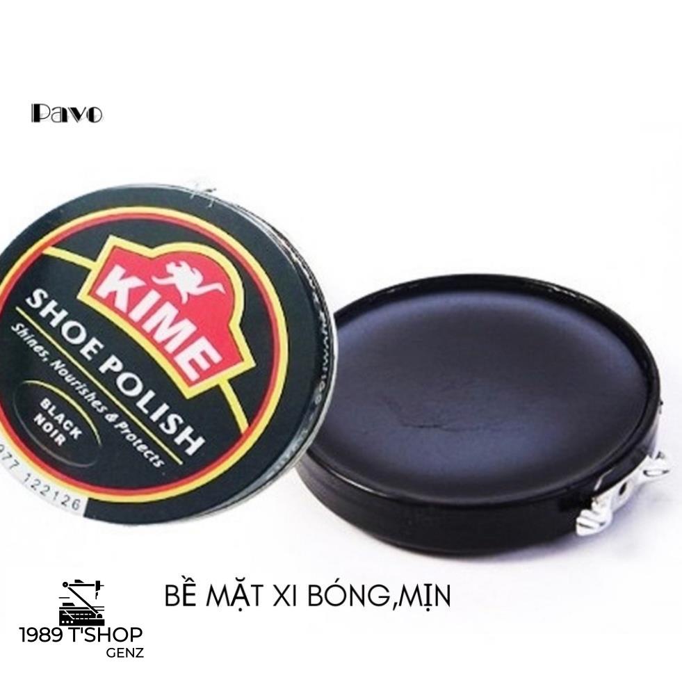 Xi đánh giày Thái KIWE KIME,xi sáp đánh dây lưng,túi,ví da chính hãng màu đen, nâu