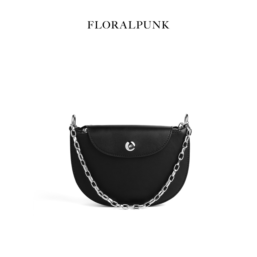 Túi xách Floralpunk Crescent Bag Black