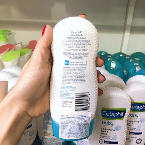 Sữa Tắm Gội Cetaphil Baby Wash and Shampoo 230ml - 400ml