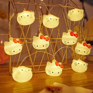 Dây Đèn Trang Trí Phòng Ngủ Hình Hello Kitty