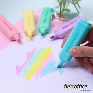 Bút dạ quang Highlight màu Pastel Thiên Long Flexoffice Pazto FO-HL009/VN
