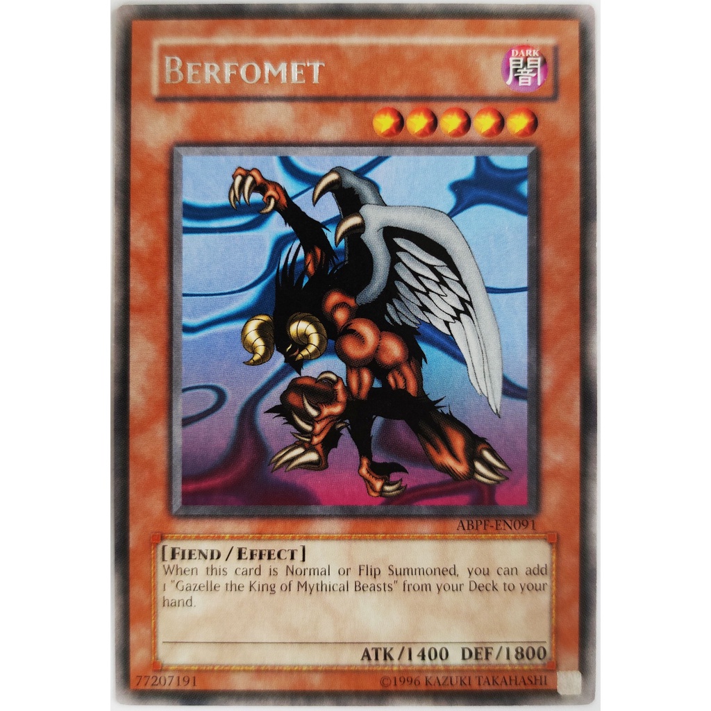 [Thẻ Yugioh] Berfomet |EN| Rare