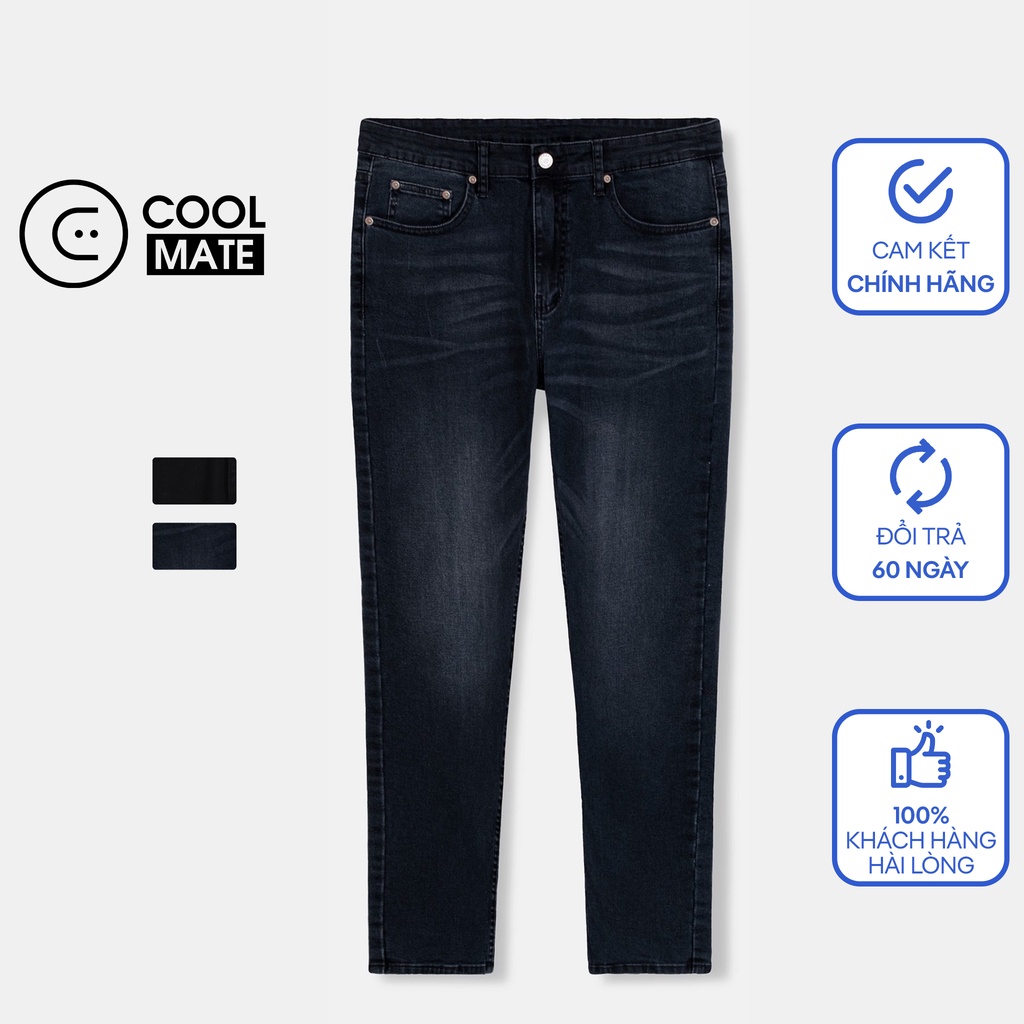 Quần Jeans Skinny Fit siêu thoải mái bền màu - thương hiệu Coolmate