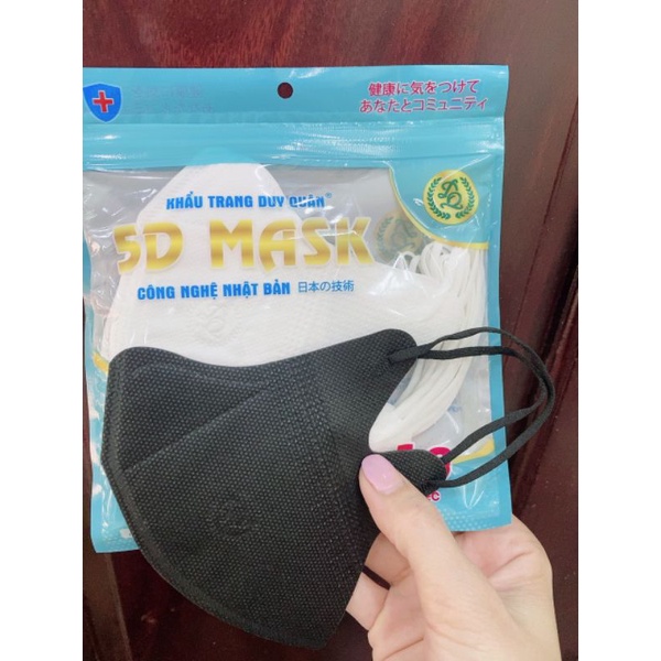 10 chiếc khẩu trang 5d người lớn Duy Quân công nghệ Nhật Bản