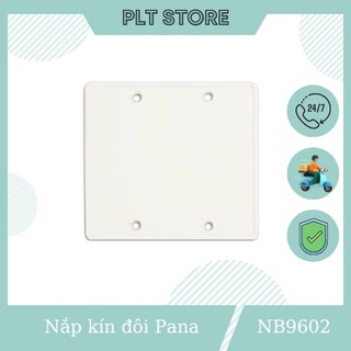 Nắp kín đôi nb9602 nanoco dùng cho hộp âm đôi na102