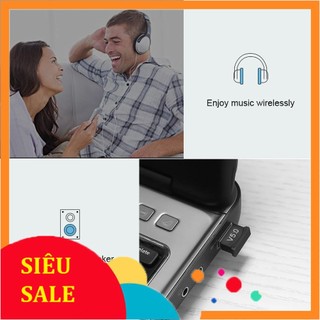 [V5.0] USB Bluetooth 5.0 cho PC -USB Bluetooth Máy tính kết nối 20m V5.0 (vinetshop9x)