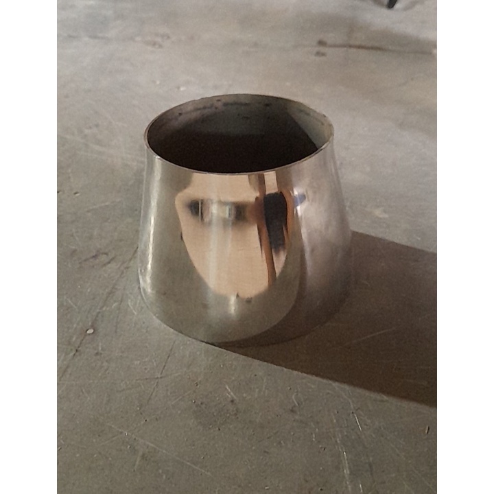 Đầu thu inox 304 kích thước 114mm-89mm; 89mm-76mm; 76mm-63mm