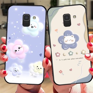 Ốp lưng Samsung j6 2018 / ss j6 plus / ss j6+ / ss a8 2018 / ss a8 plus 2018 in hình hoa 3d ngộ nghĩnh