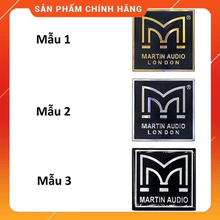 Tem loa Martin các loại vuông 5cm, giá 1 đôi