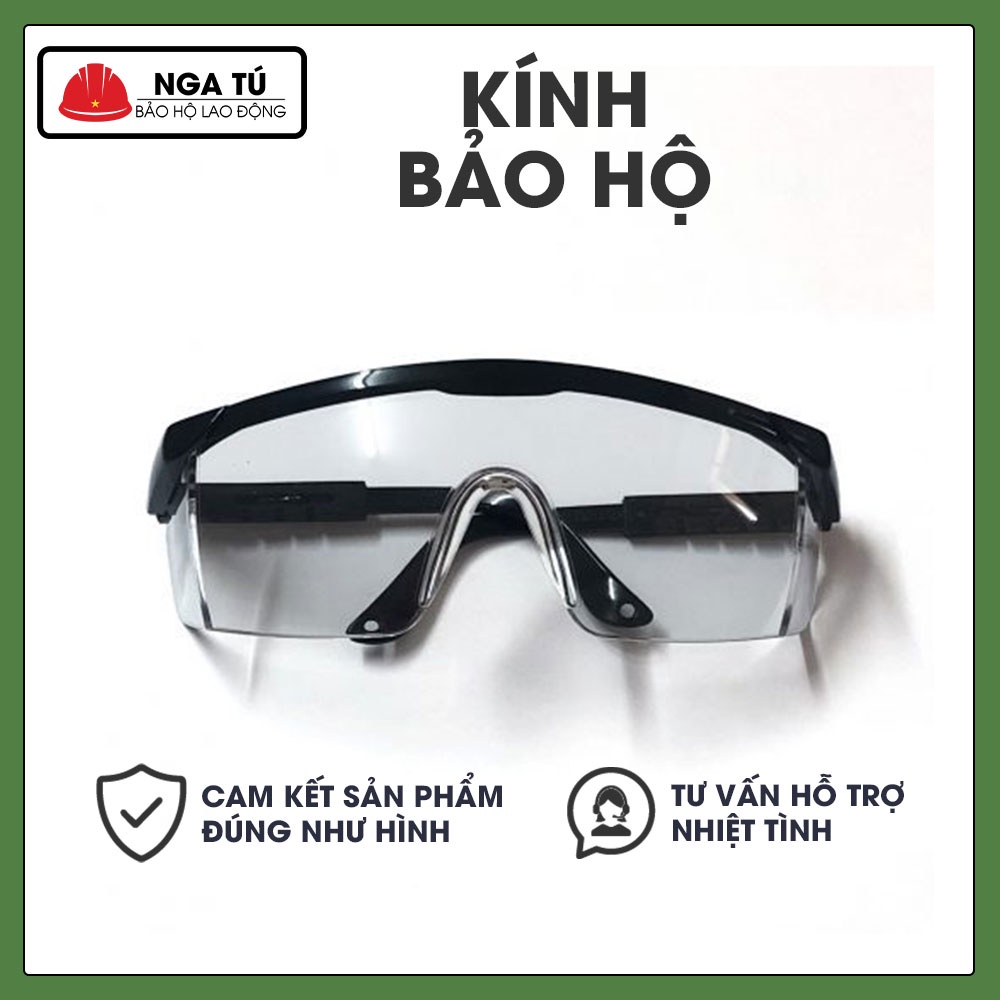Kính bảo hộ chống bụi, kính hàn đen