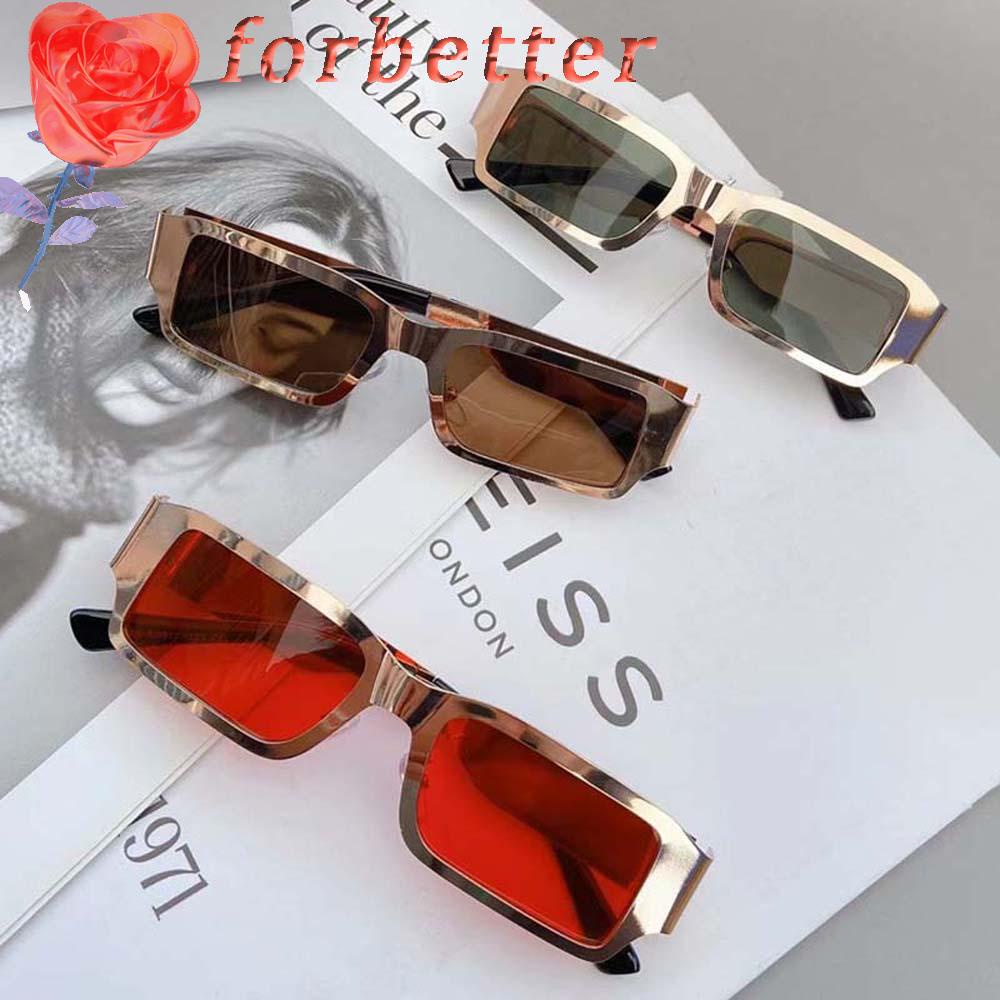 Kính mát gọng nhỏ bằng thép không gỉ thời trang dành cho nữ