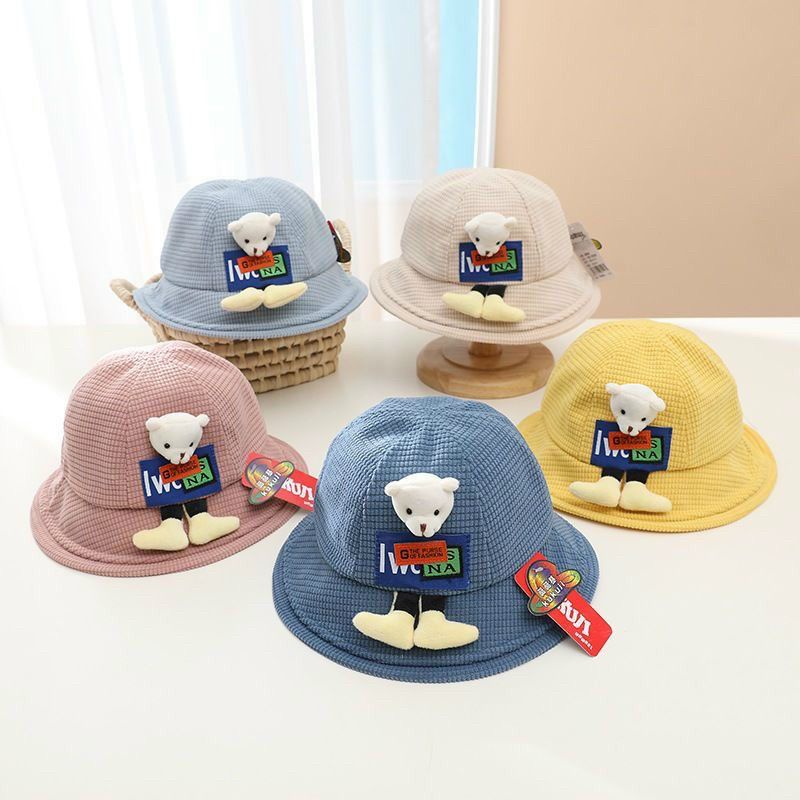 Mũ Tai Bèo Họa Tiết Hoạt Hình Phong Cách Hàn Quốc Cho Bé AHOAI