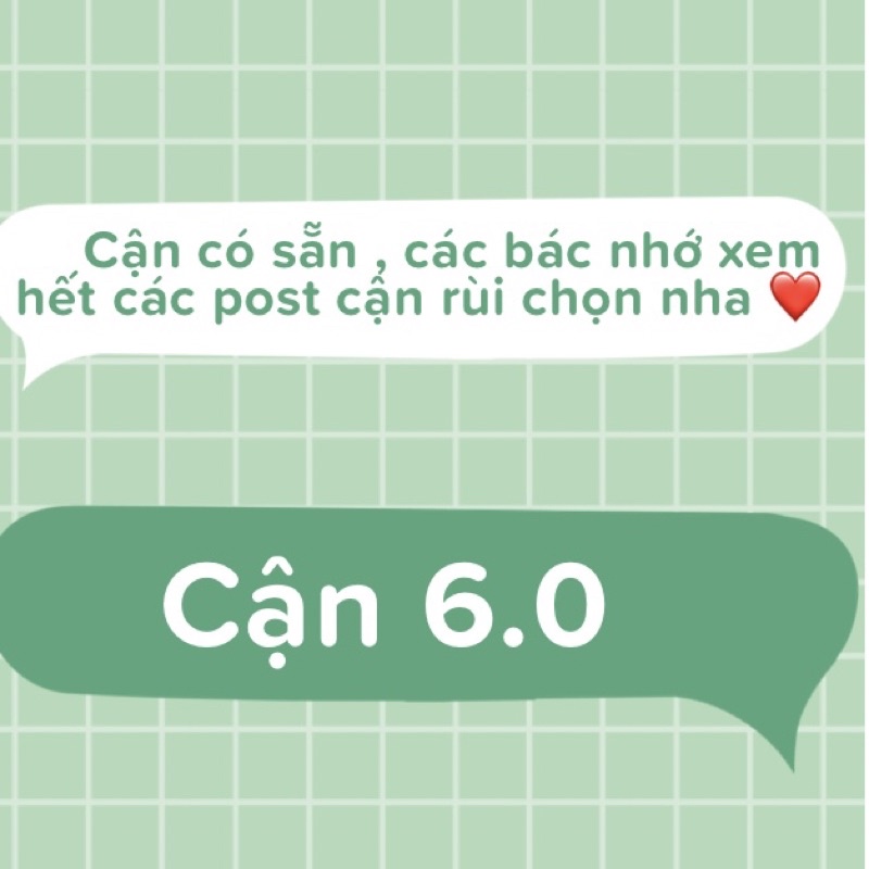 Lens Cận 6.0 có sẵn