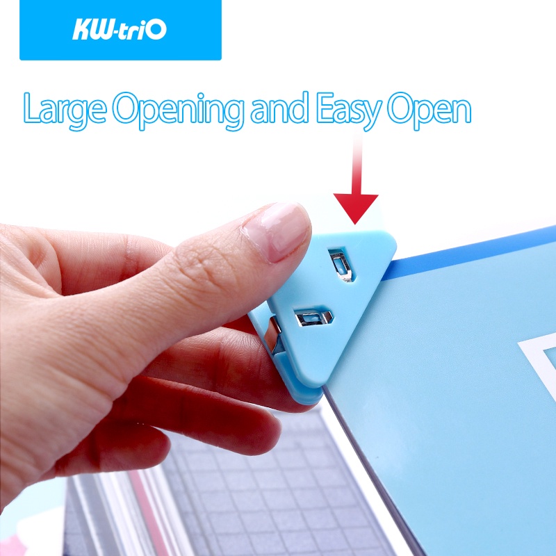 Set 5 Kẹp Giấy Hình Tam Giác Nhiều Màu Dễ Thương Dùng Kẹp Sách DIY