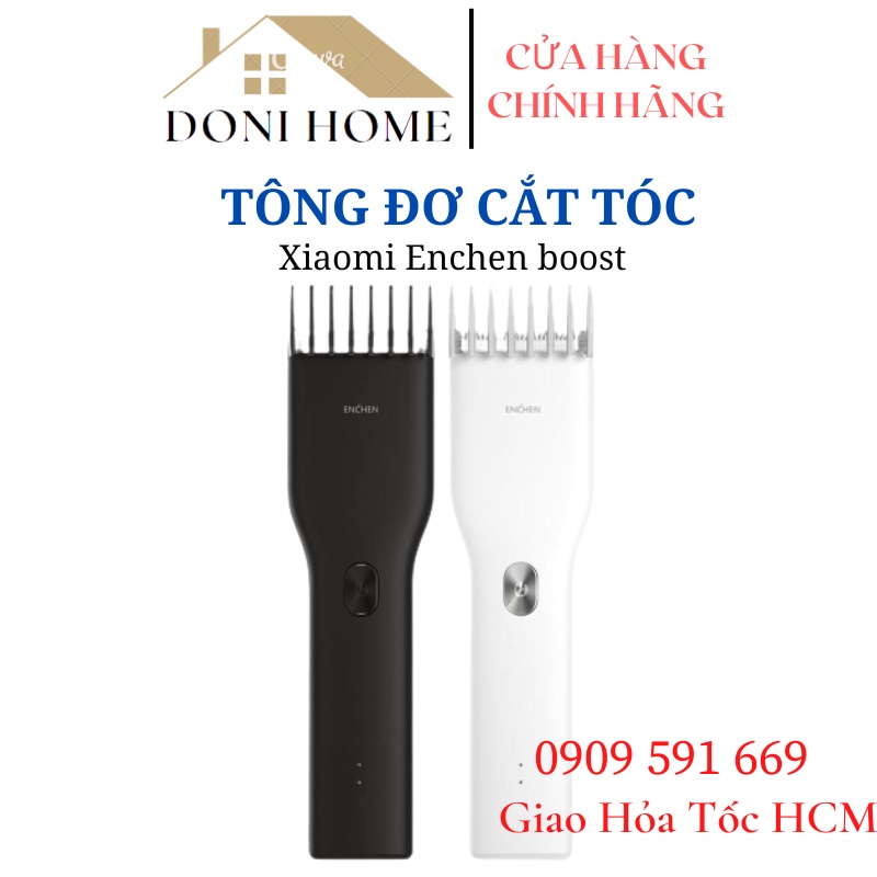 Tông đơ hớt tóc chính hãng bằng điện Xiaomi Enchen Boost - 2 tốc độ - An toàn cho trẻ em và nam giới