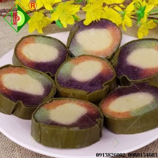 Bánh Tét Sắc Nhân Đậu Chay [Bánh tét Trà Cuôn Hai Lý tại Trà Vinh]