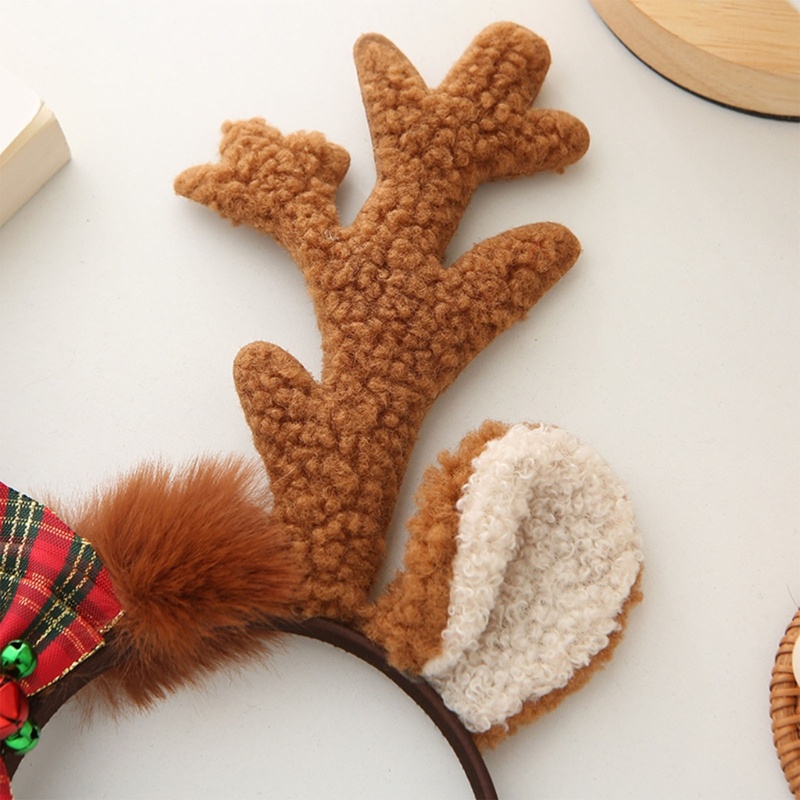 Flgo Băng Đô Cài Tóc Hình Sừng Hươu Dễ Thương Trang Điểm Sinh Nhật Cho Nữ