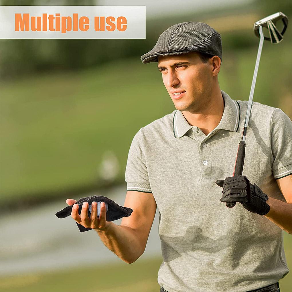 Khăn Lau Bóng Golf Kèm Móc Treo Chống Bụi Thấm Nước Tiện Dụng