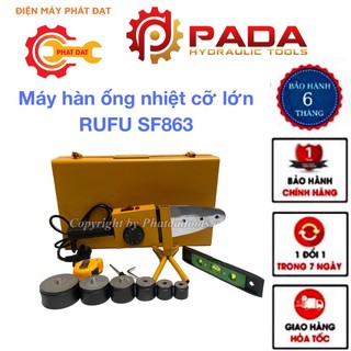 Máy hàn ống nhiệt cỡ lớn rufu sf863-công suất 1500w-đầy đủ phụ kiện-bảo hành 6 tháng