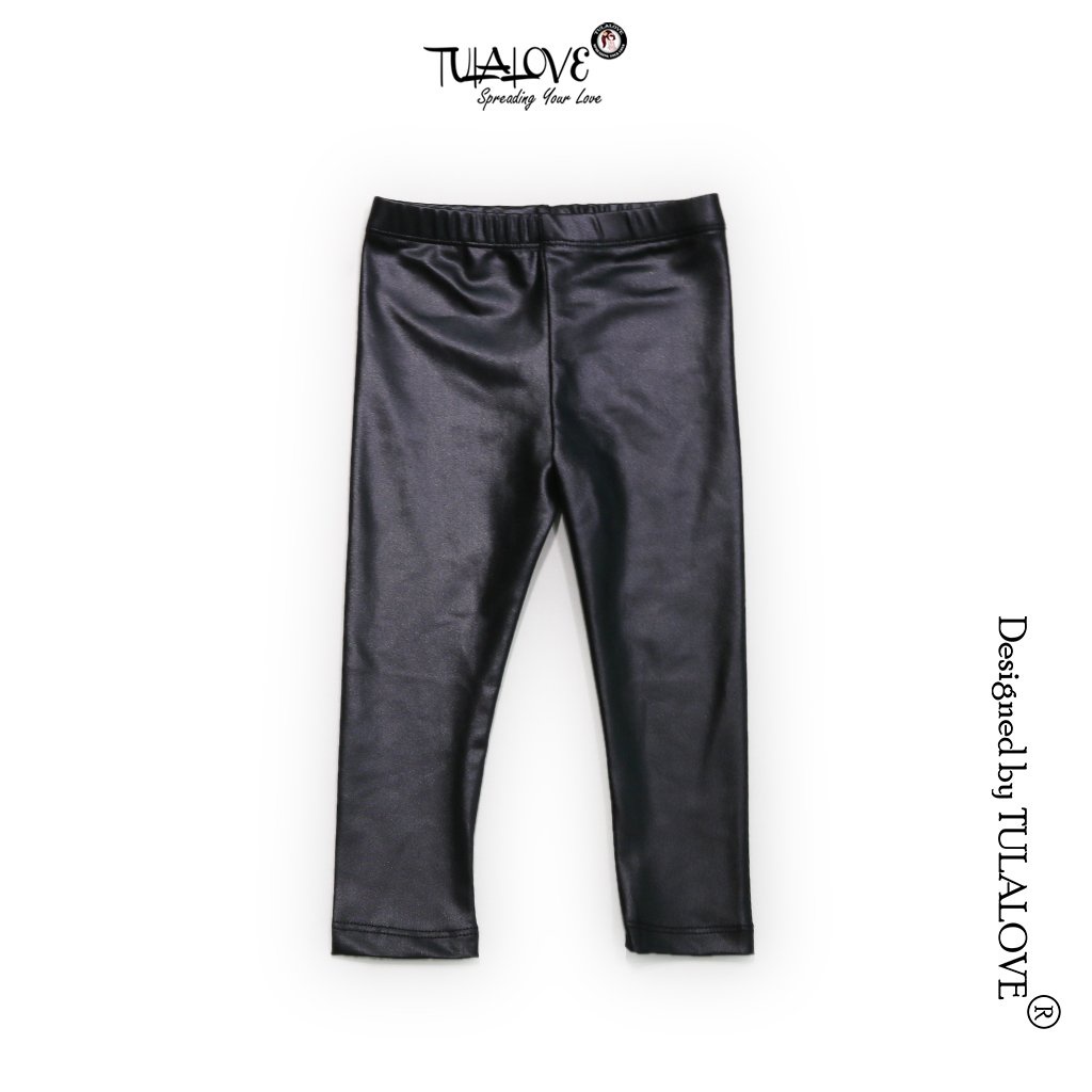 Quần Leggin Dài Cho Bé Gái Vải Tráng Da Cực Sành Điệu, Quần Leggin Dài Quần Cho Bé Gái Tulalove
