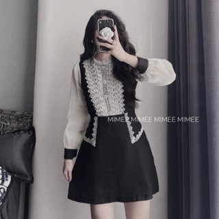 Váy dạ tweed tiểu thư C82 mimee